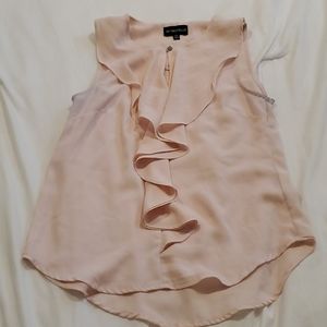 Light Pink Ruffle Top